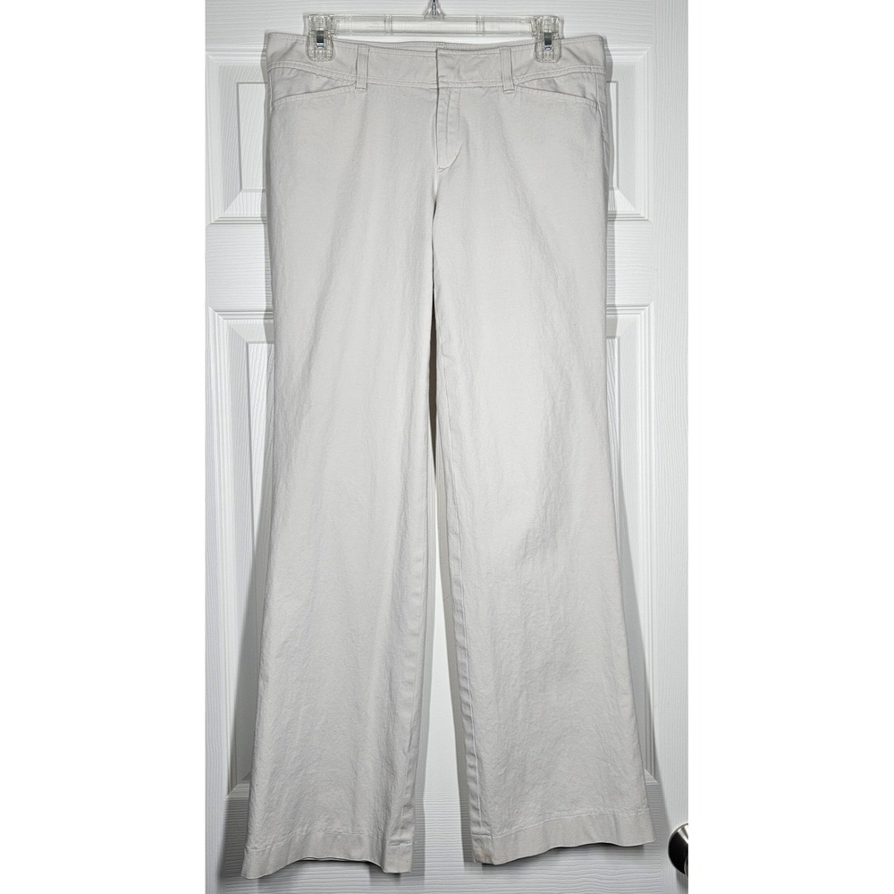 Lilly Pulitzer Palm Beach Fit Pants Women 6 Khaki Comfort Stretch Resort Casual